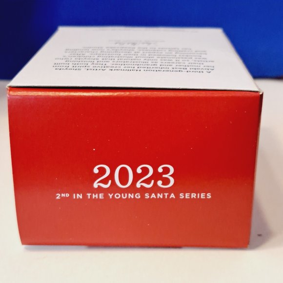 YOUNG SANTA ~ 2nd IN YOUNG SANTA SERIES ~ 2023 Hallmark Keepsake Ornament - Picture 3 of 7